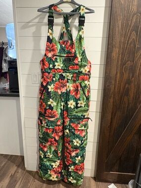 Virtika Tropical Print Snow Bibs